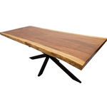 Masa Yosemite din lemn masiv de nuc margine naturala