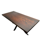 Chocolate River, masa dining 6-8 persoane ,masa dining lemn masiv, masa lemn masiv wenge