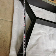 Picioare Masă Metalice Model H-Modern (Strâns la Mijloc) - 710x750mm - Reglabile 2.5cm