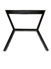 Picioare Masă Metalice Model H-Modern (Strâns la Mijloc) - 710x750mm - Reglabile 2.5cm