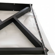 Picioare Masă Metalice Design Z Inegal - 710x750mm - Reglabile 2.5cm - Vopsite Electrostatic