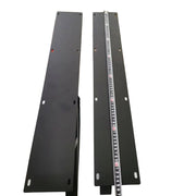 Picioare Masă Metalice Design Z Inegal - 710x750mm - Reglabile 2.5cm - Vopsite Electrostatic