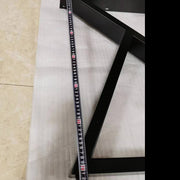 Picioare Masă Metalice Design Z Inegal - 710x650mm - Reglabile 2.5cm - Vopsite Electrostatic