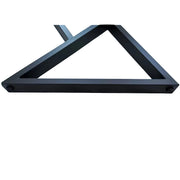 Picioare Masă Metalice Design Z Inegal - 710x750mm - Reglabile 2.5cm - Vopsite Electrostatic