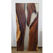Blat masa din lemn masiv de nuc si epoxy Zambezi 200*90*5 Cm