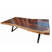 Masa lemn masiv nuc dint-o singura bucata , 12 persoane