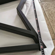 Picioare Masă Metalice Design Stea (Diamond) - 710x750mm - Reglabile 2.5cm - Vopsite Electrostatic