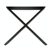 picioare masa metalice negre model X reglabile 2.5cm gauri ovale 7x15 rivertable.ro