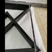 Picioare Masă Metalice Design Romb - 710x750mm - Reglabile - Vopsite Electrostatic