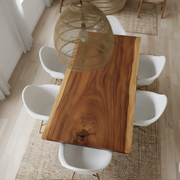 Masa Dining Yosemite | Lemn masiv nuc| 220 x 106,94,91 x 5.7